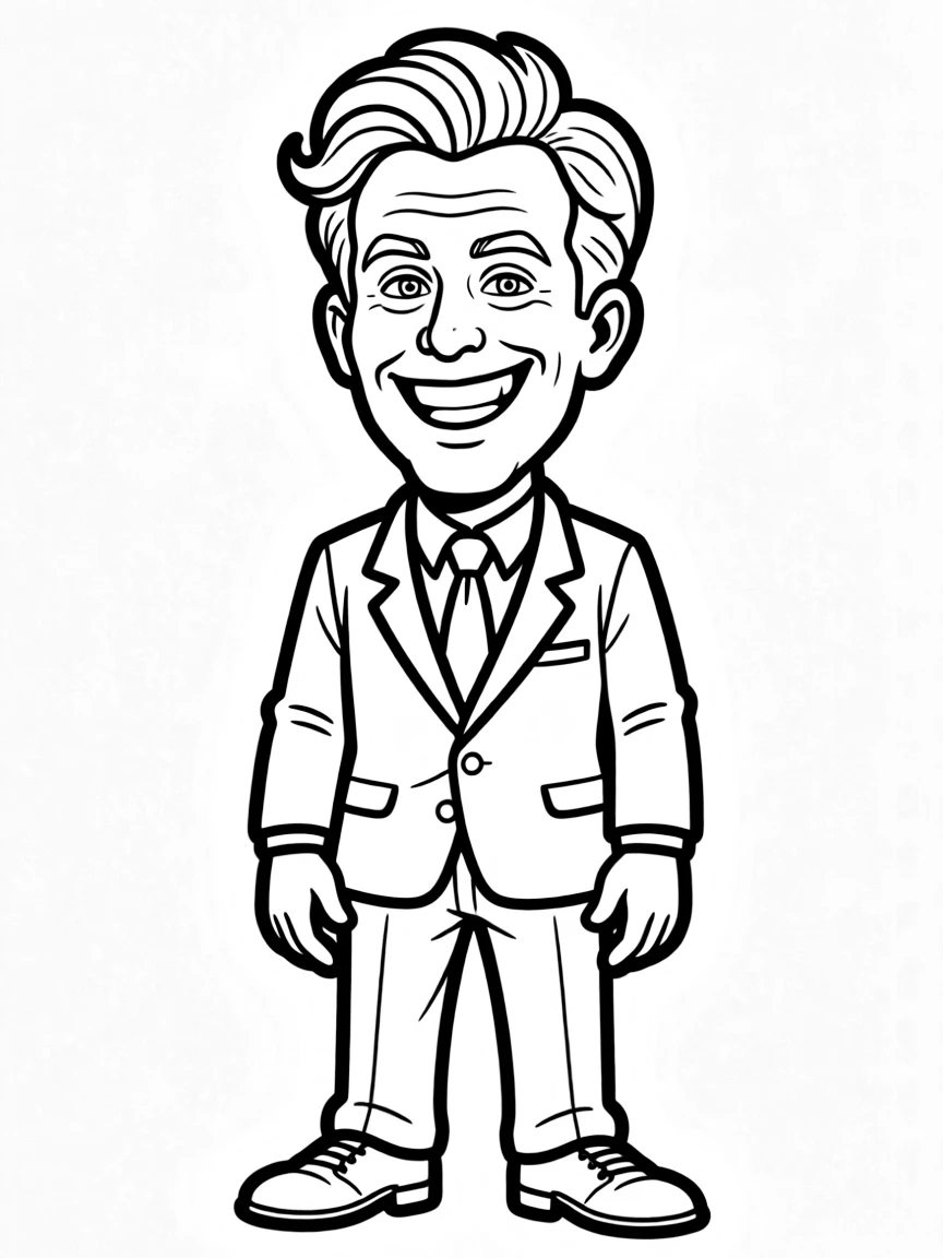 Conan O'Brien with a big, friendly grin