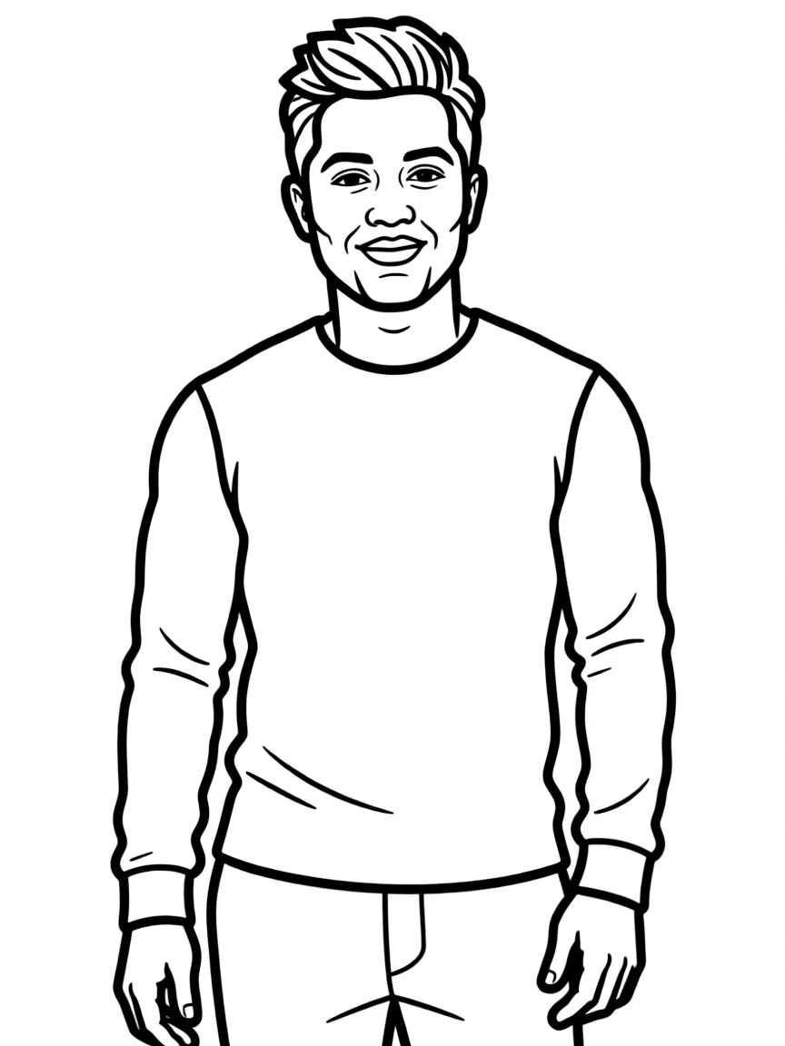 John Legend with a calm smile