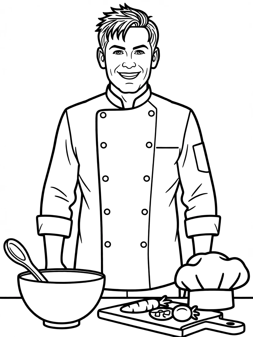 Gordon Ramsay smiling