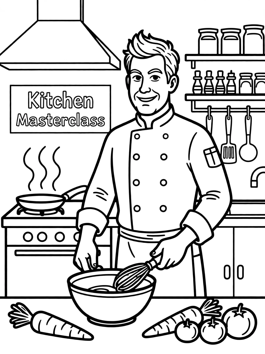 Gordon Ramsay cooking