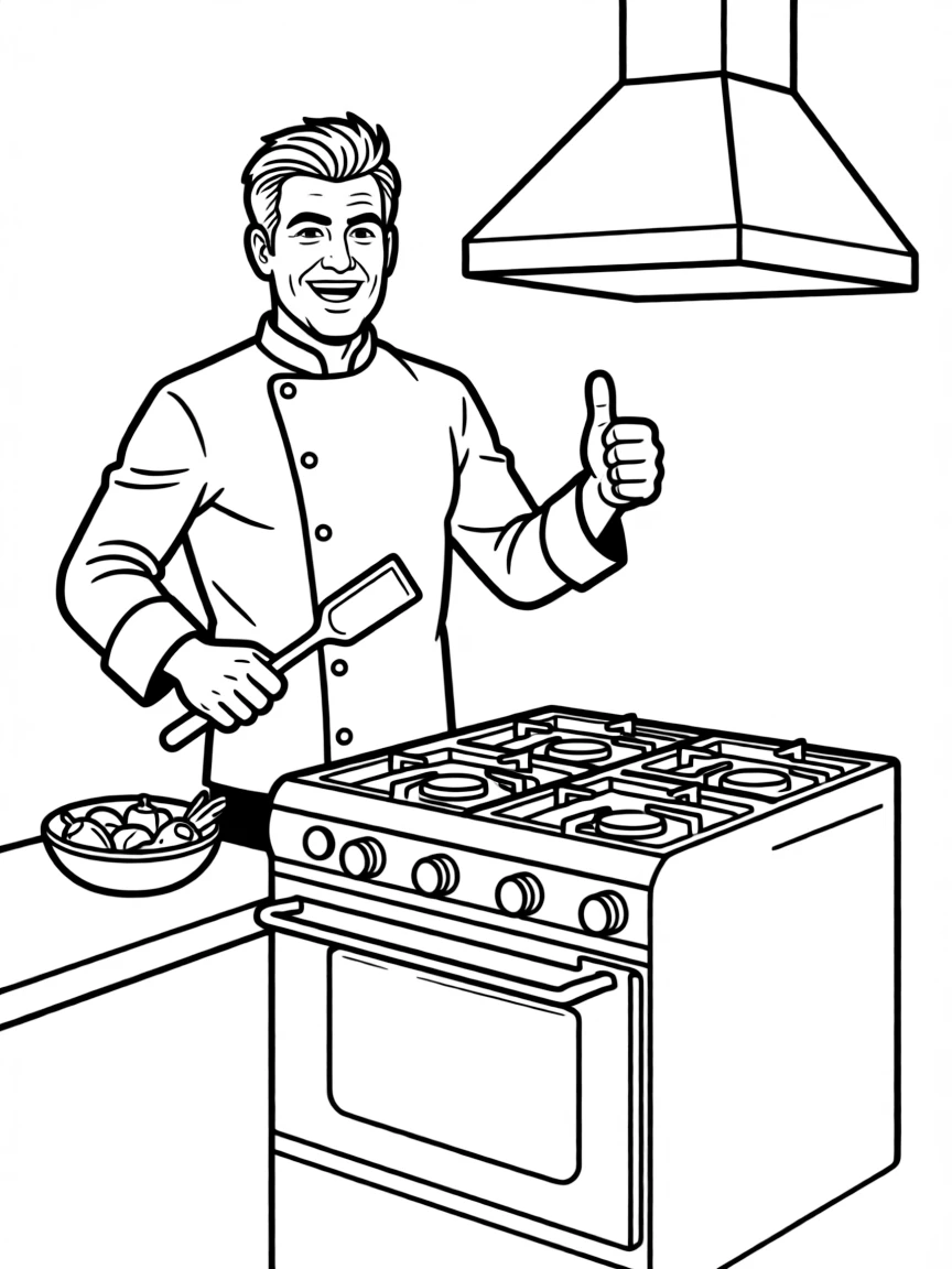 Gordon Ramsay happy