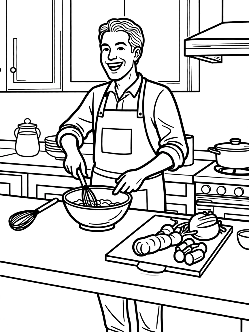 Jamie Oliver cooking