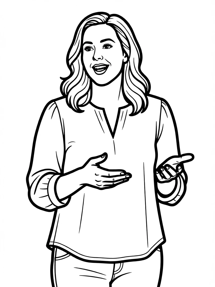 Amy Schumer talking