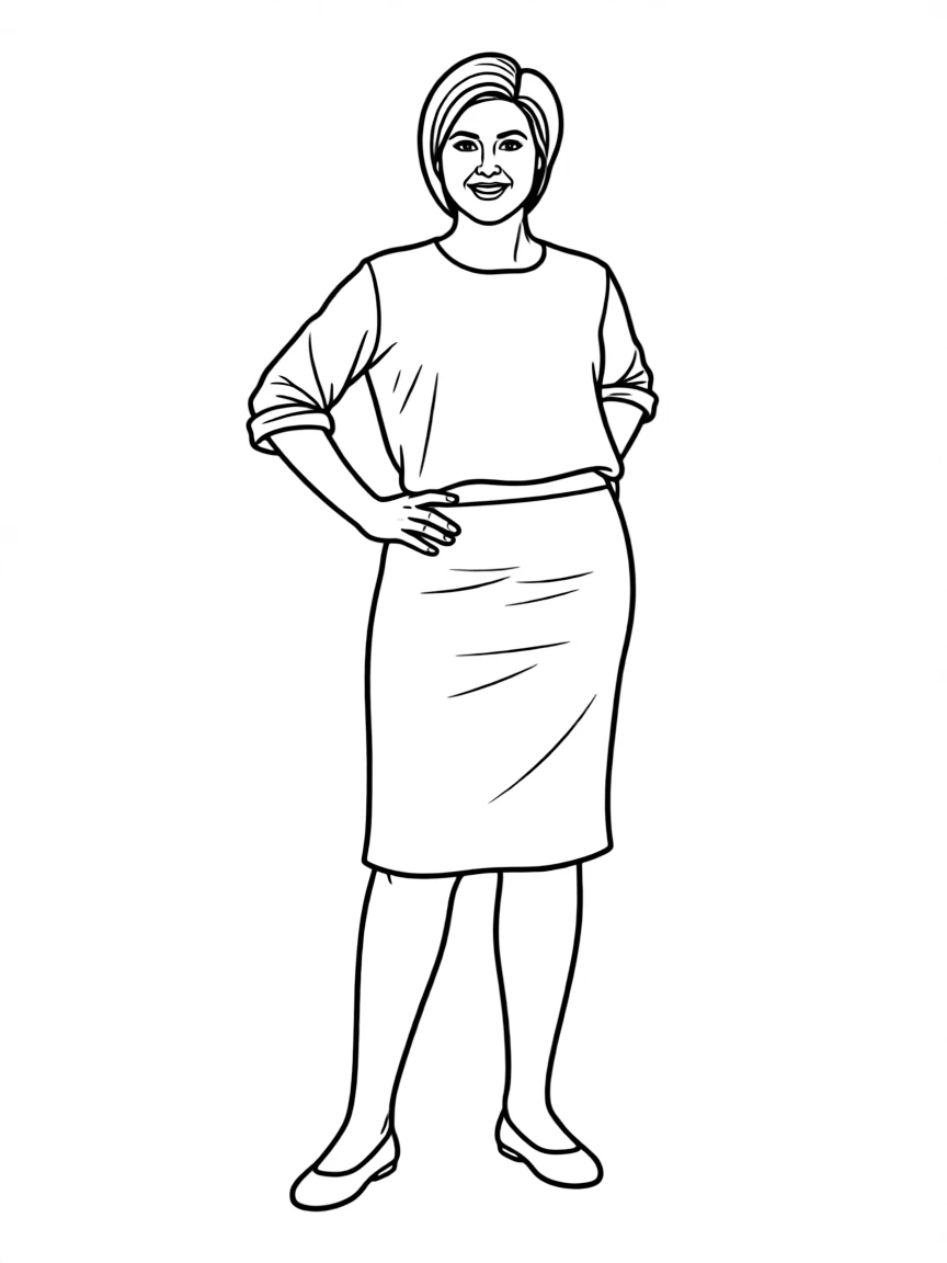 Amy Schumer with a confident pose