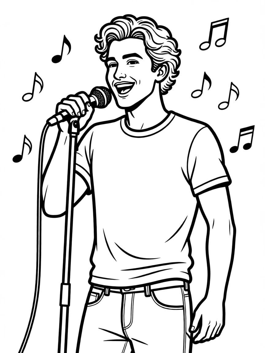 Lin-Manuel Miranda singing