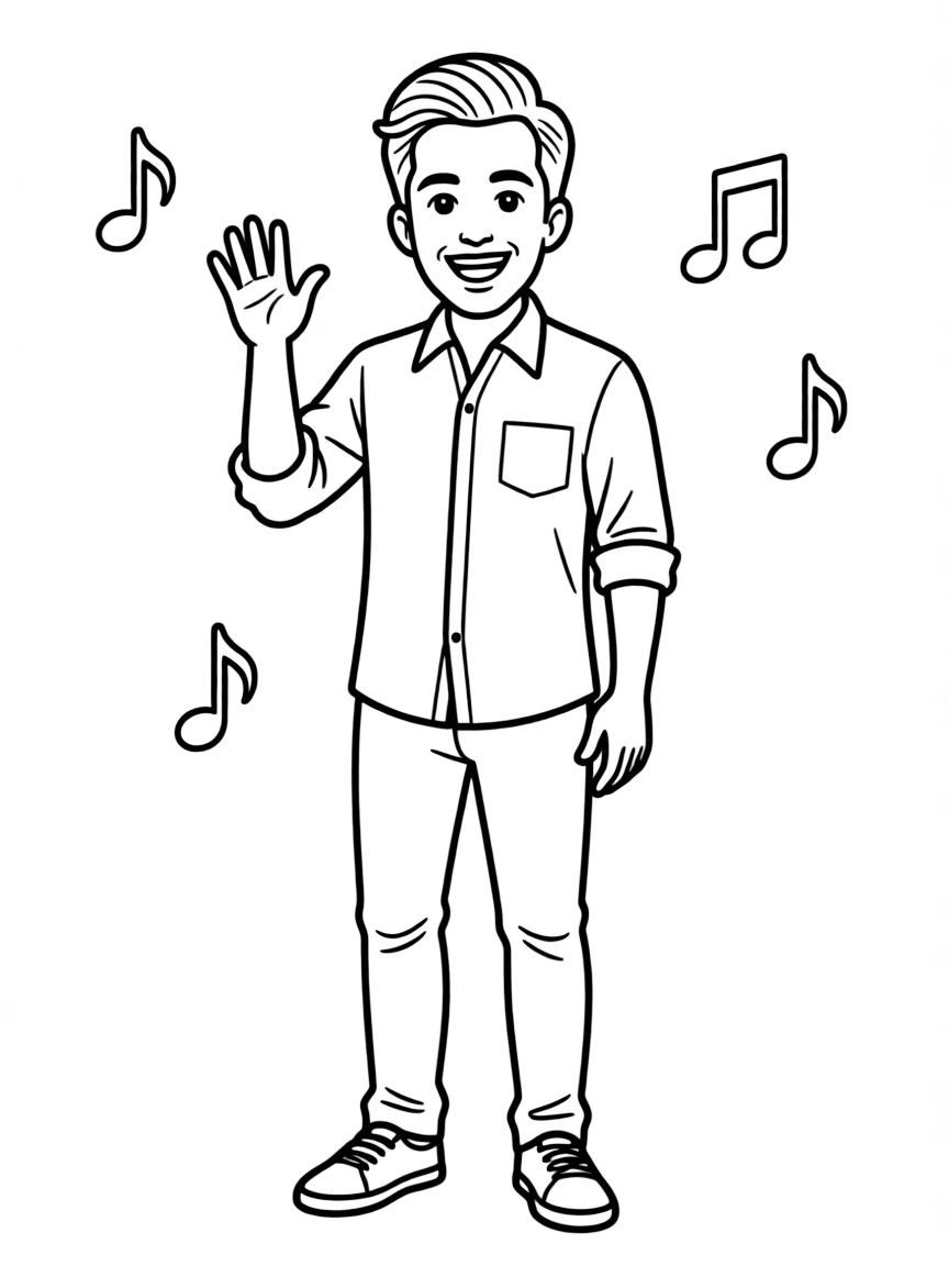 Lin-Manuel Miranda happy