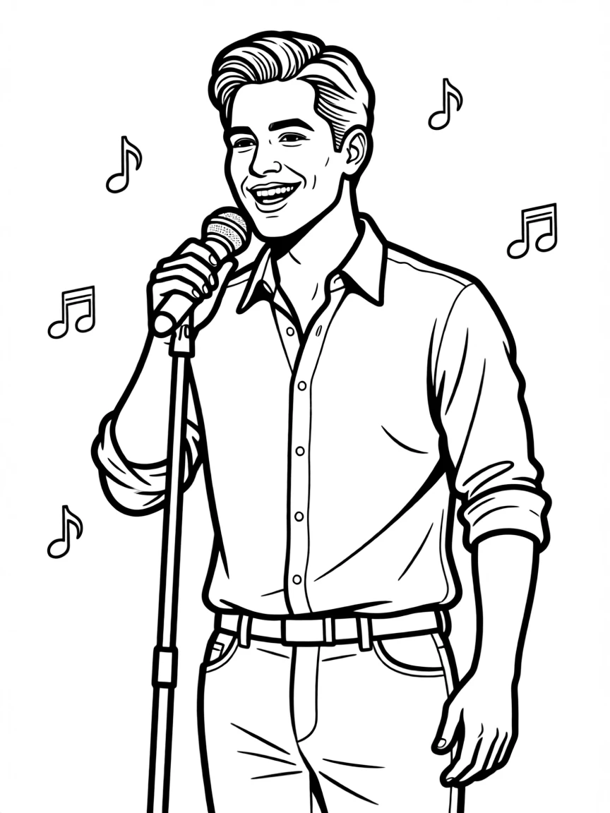 Lin-Manuel Miranda with a microphone