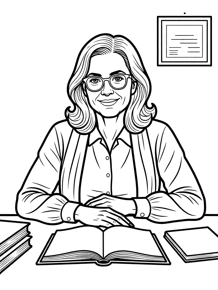 J.K. Rowling with glasses