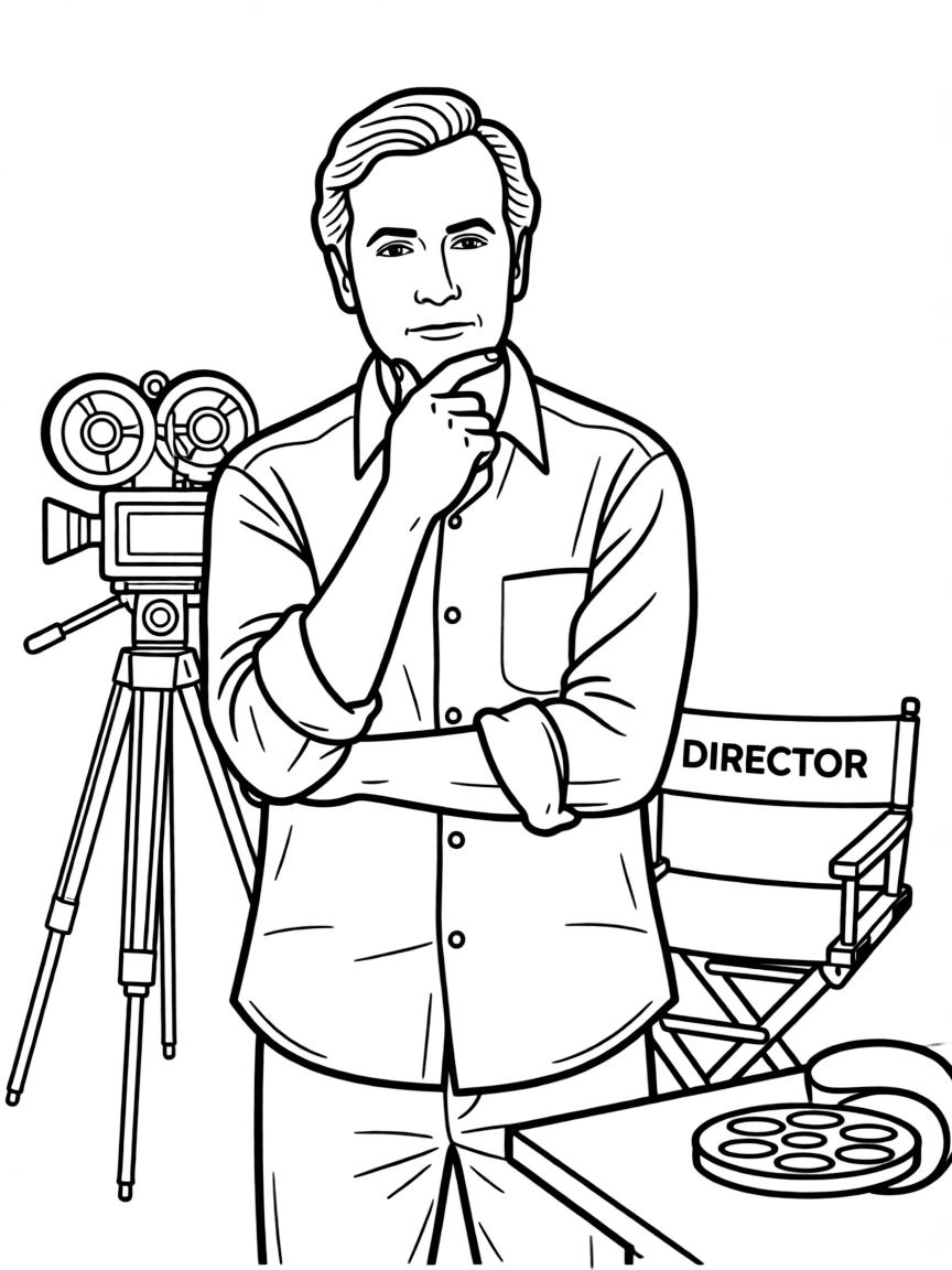 Steven Spielberg looking thoughtful