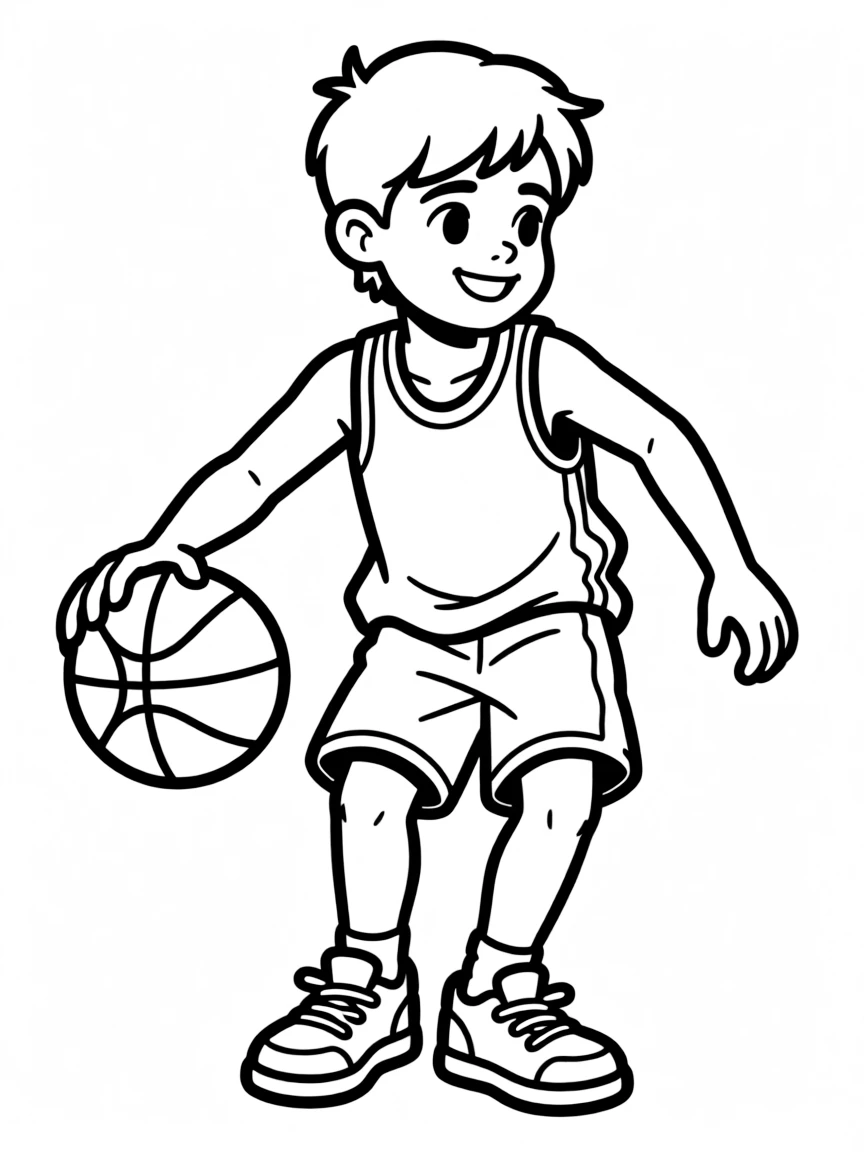 LeBron James dribbling a basketball