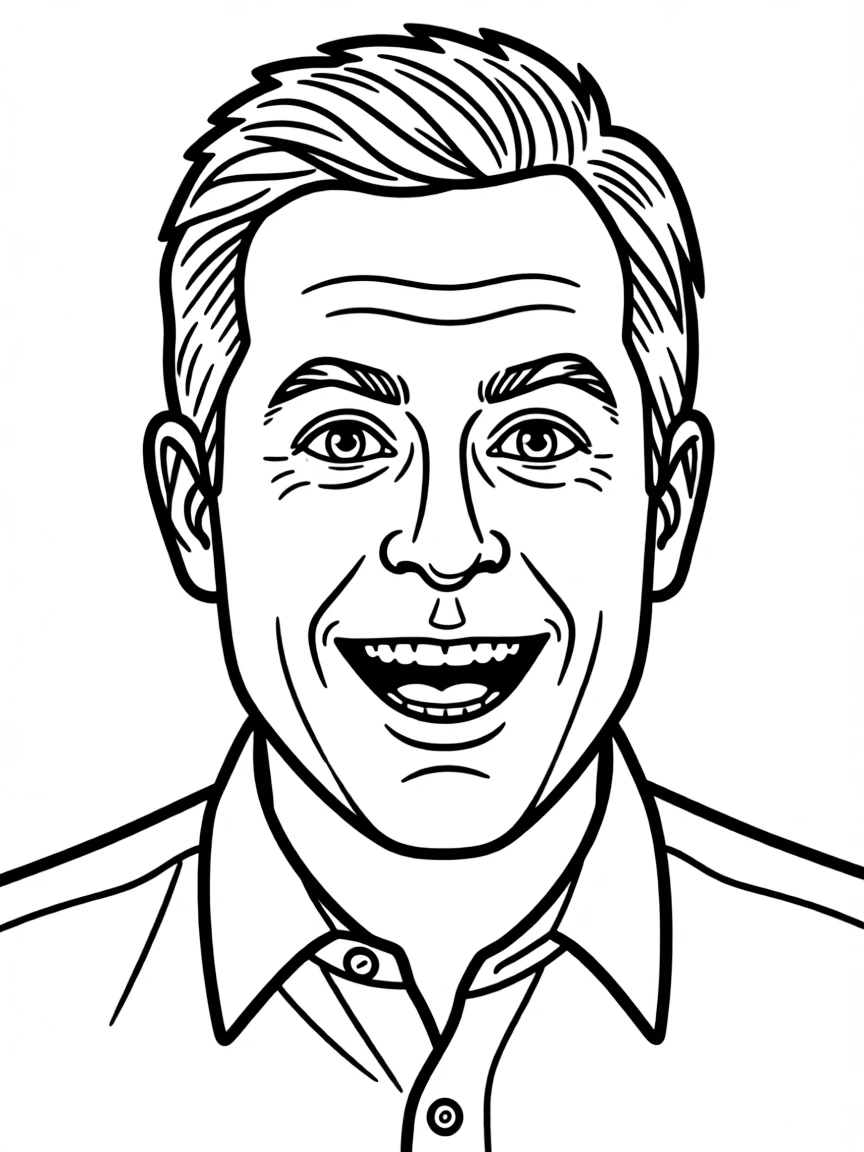Steve Carell making a funny face at the camera