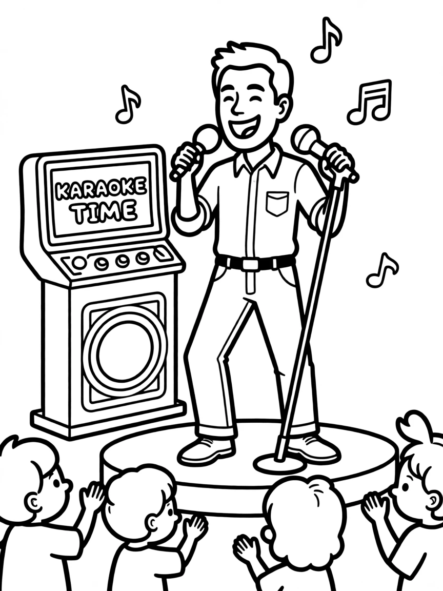 Jimmy Fallon singing karaoke