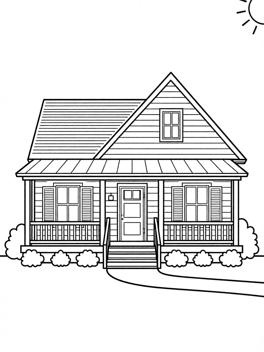 Joanna Gaines sketching a house design