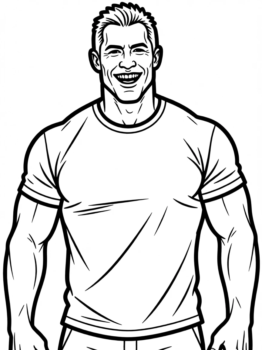 The Rock smiling broadly