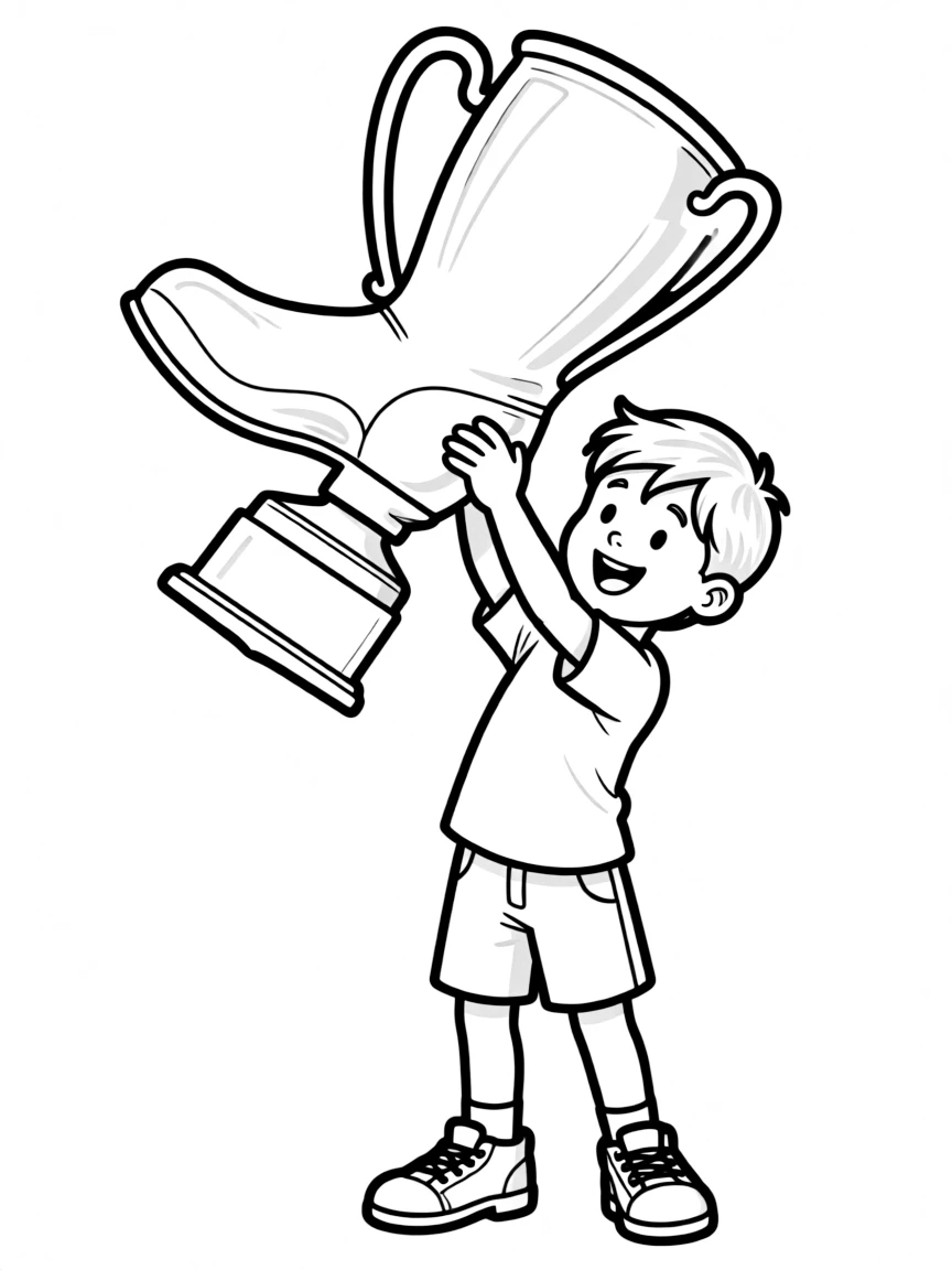 Lionel Messi holding up a golden boot