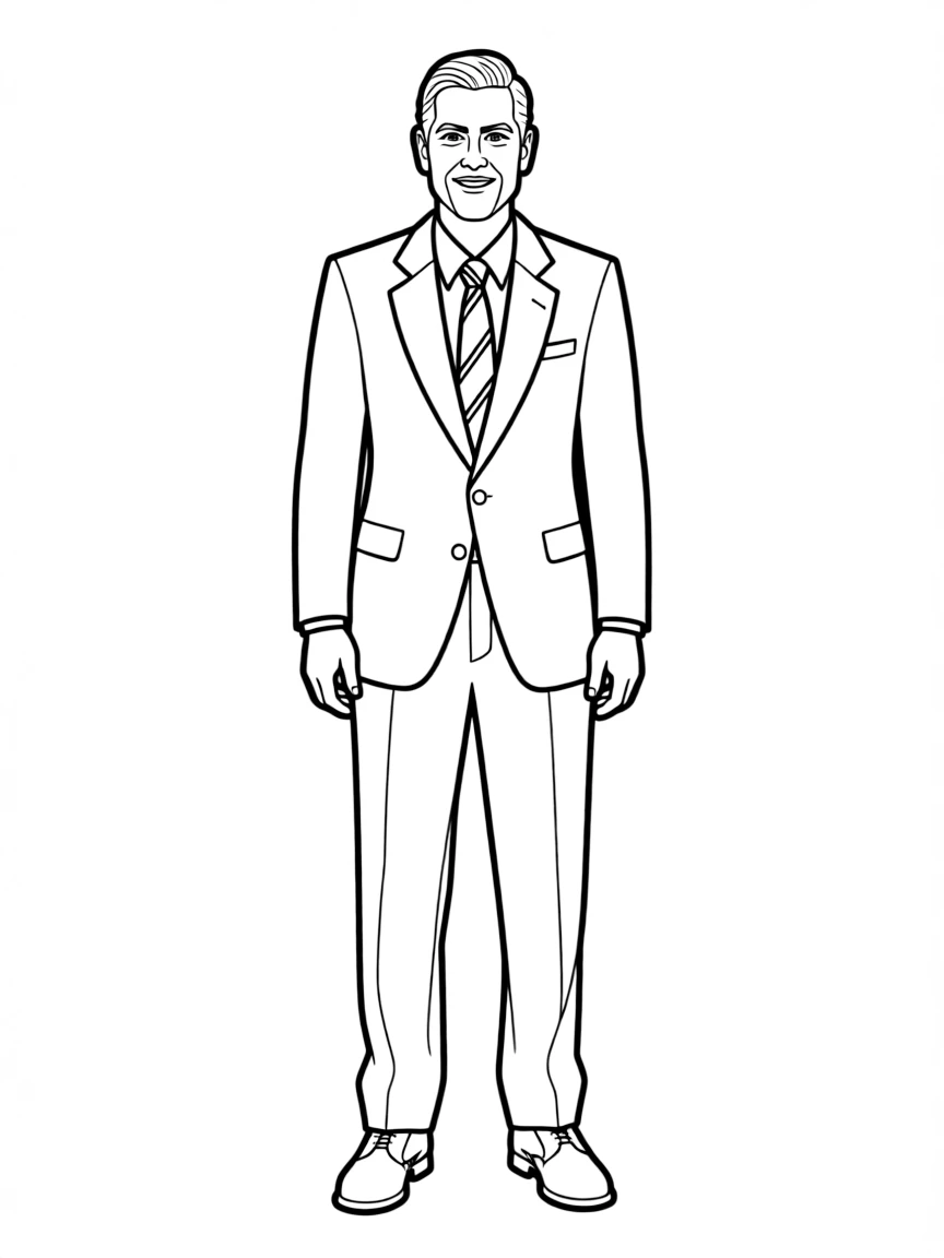 George Clooney in a suit and tie