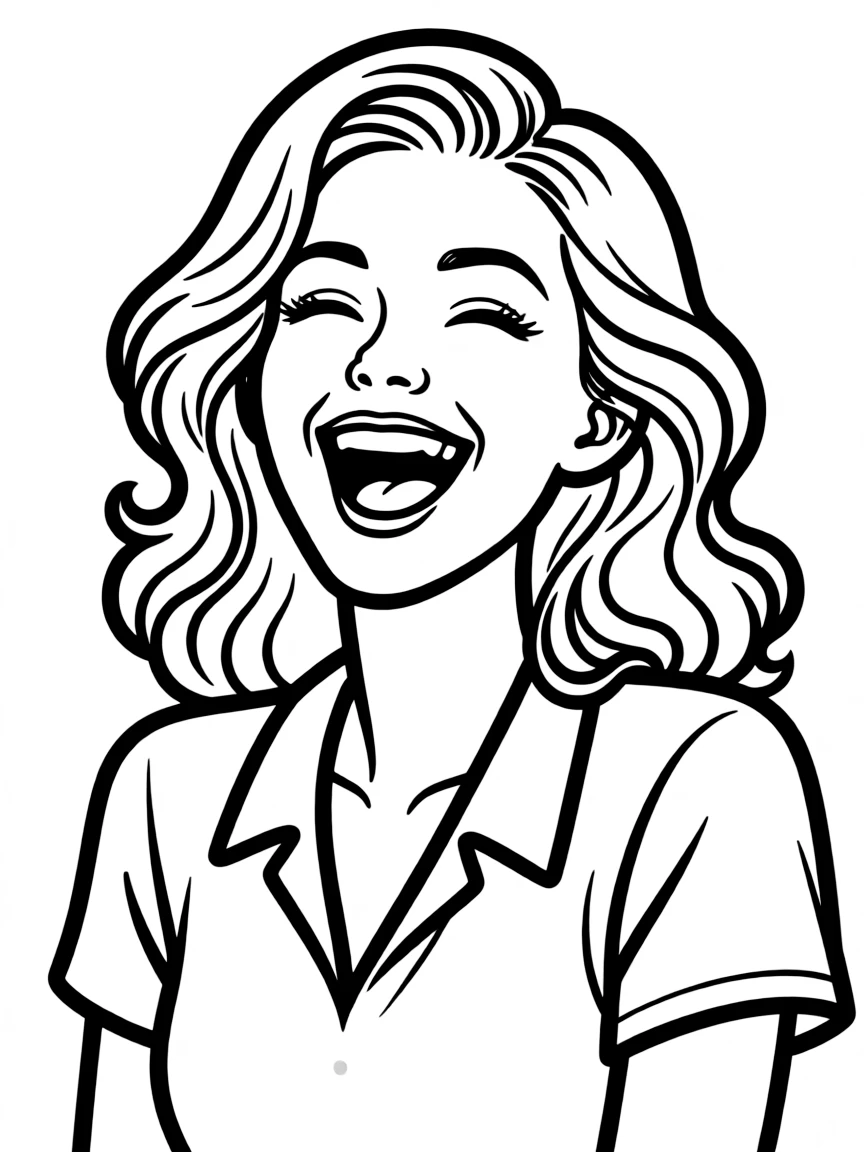 Julia Roberts laughing out loud