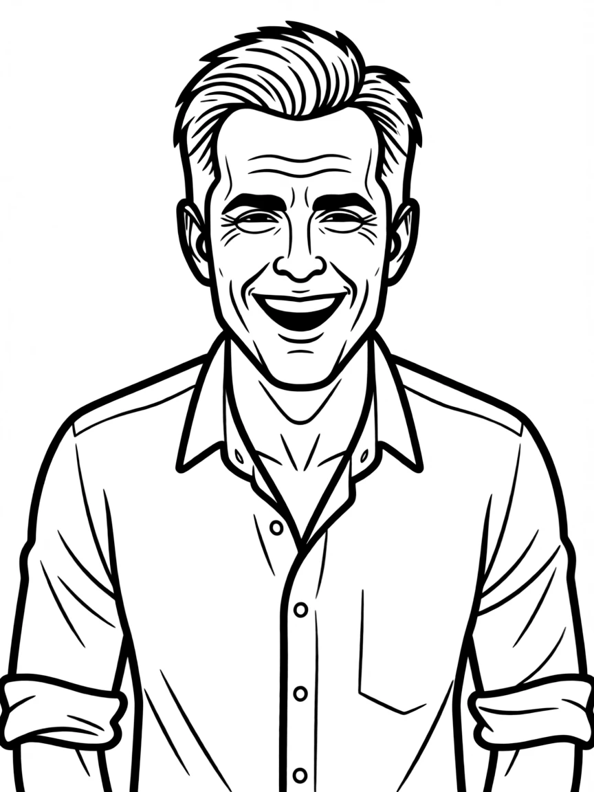 Ryan Reynolds making a funny face