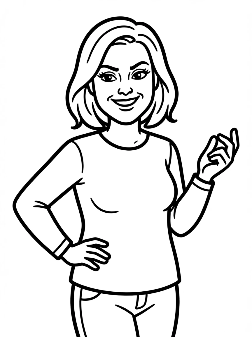 Amy Poehler with a mischievous grin