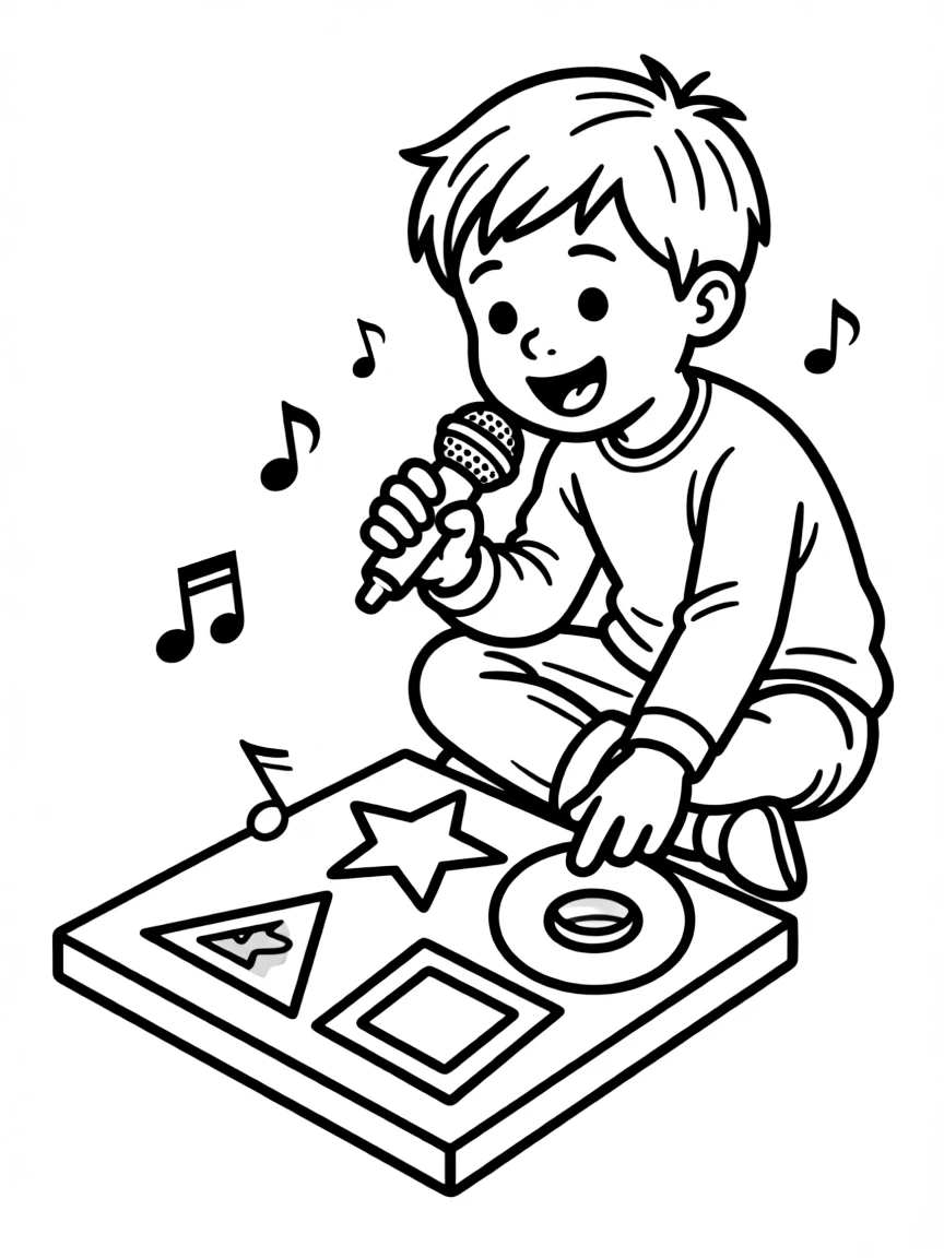 Jimmy Fallon playing a musical game