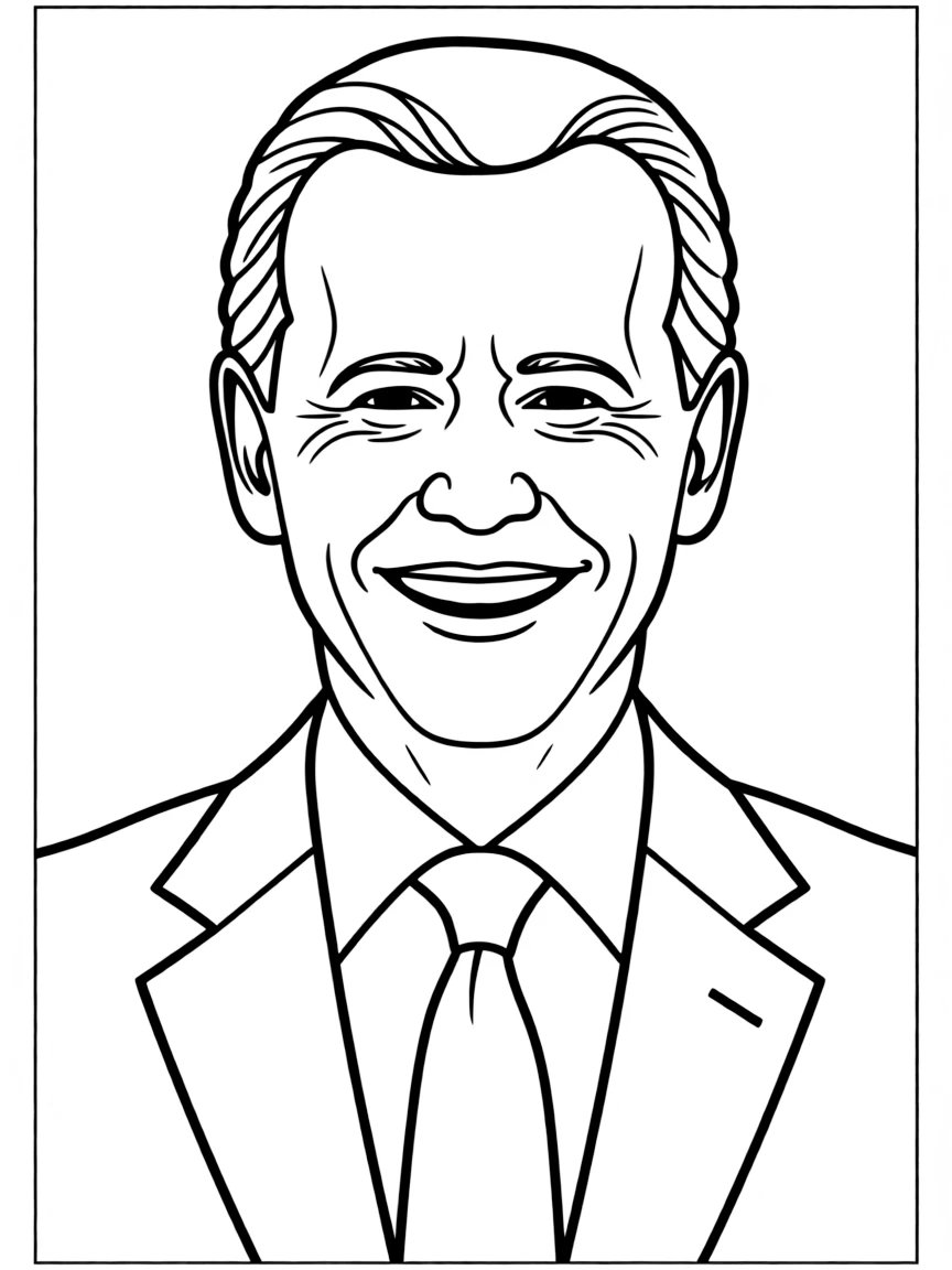 Joe Biden giving a warm smile