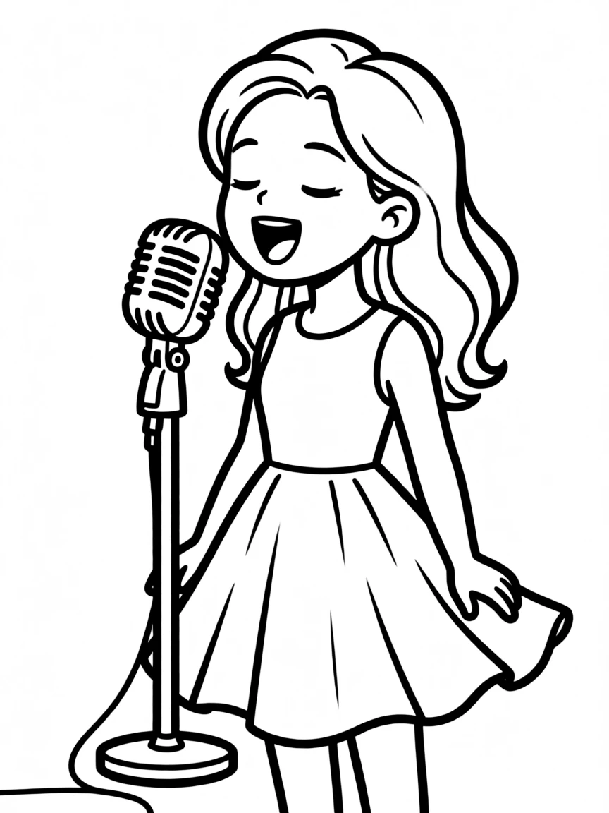 Adele singing passionately