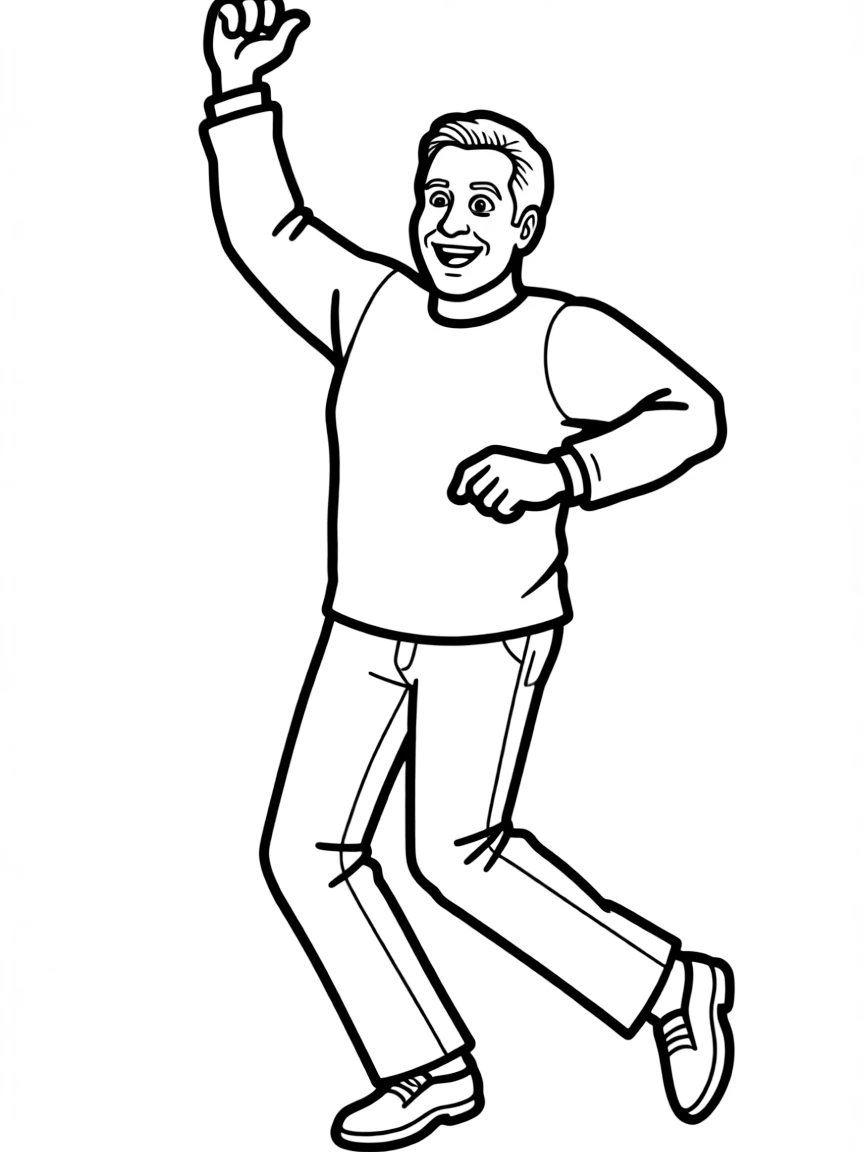 Steve Carell doing a funny dance