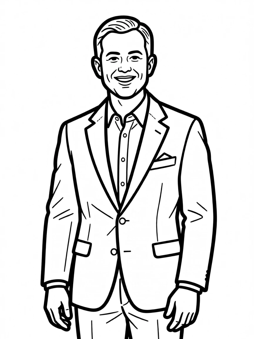 Jeff Bezos with a smiling face