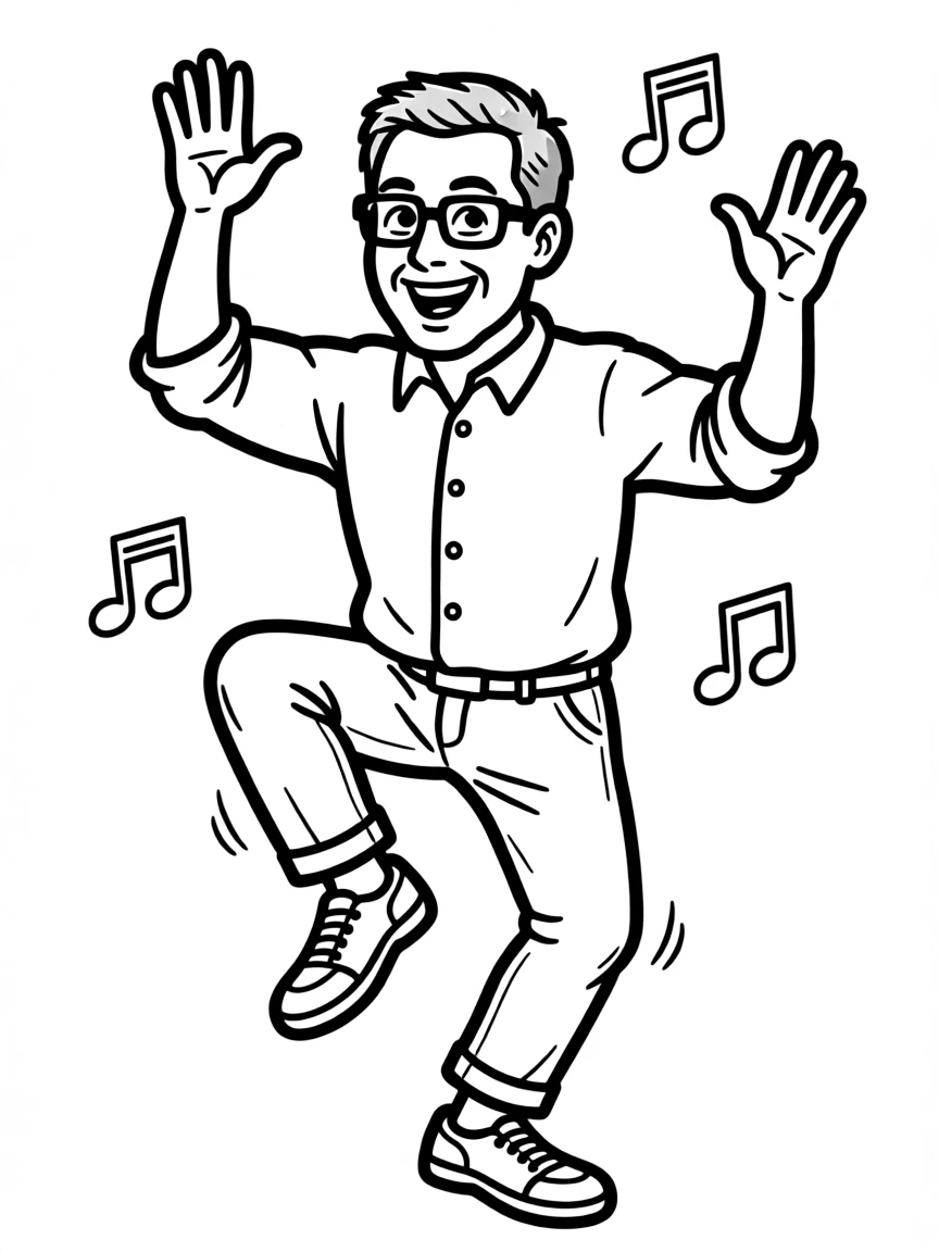 Steve Carell doing a funny dance