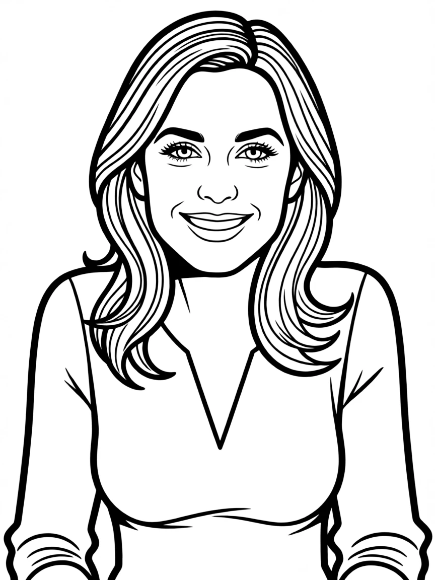 Tina Fey giving a witty smile