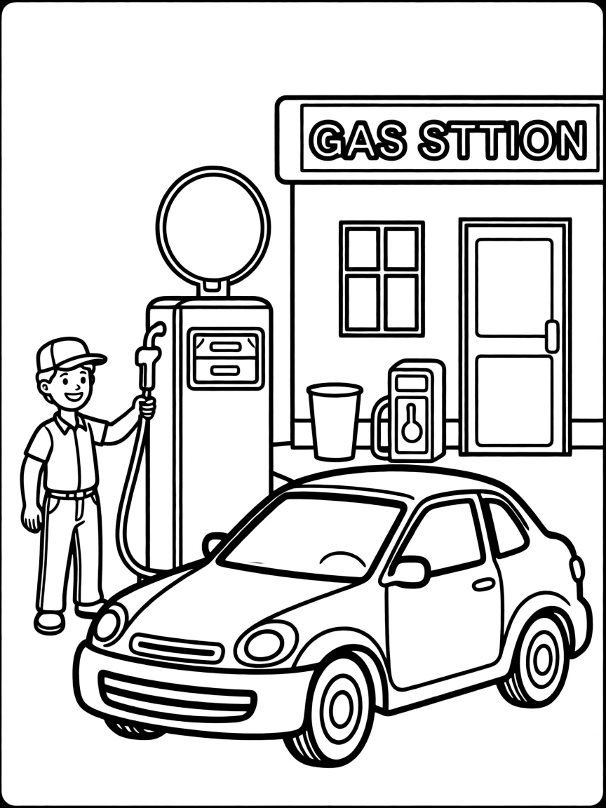 Gas station