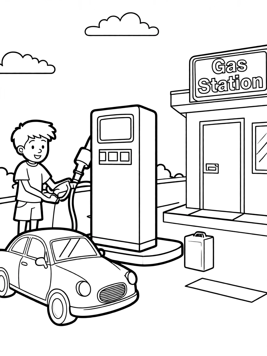 Gas station