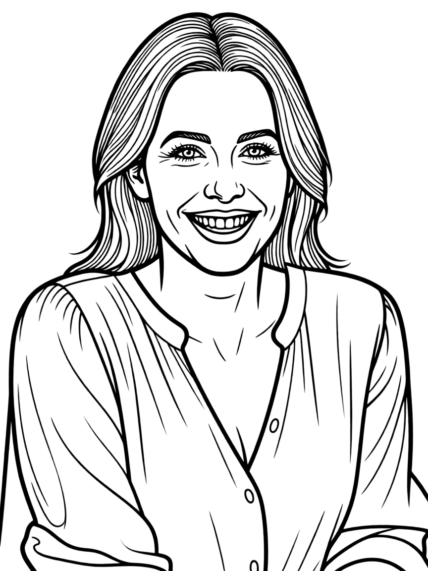 Julia Roberts with a big, happy smile