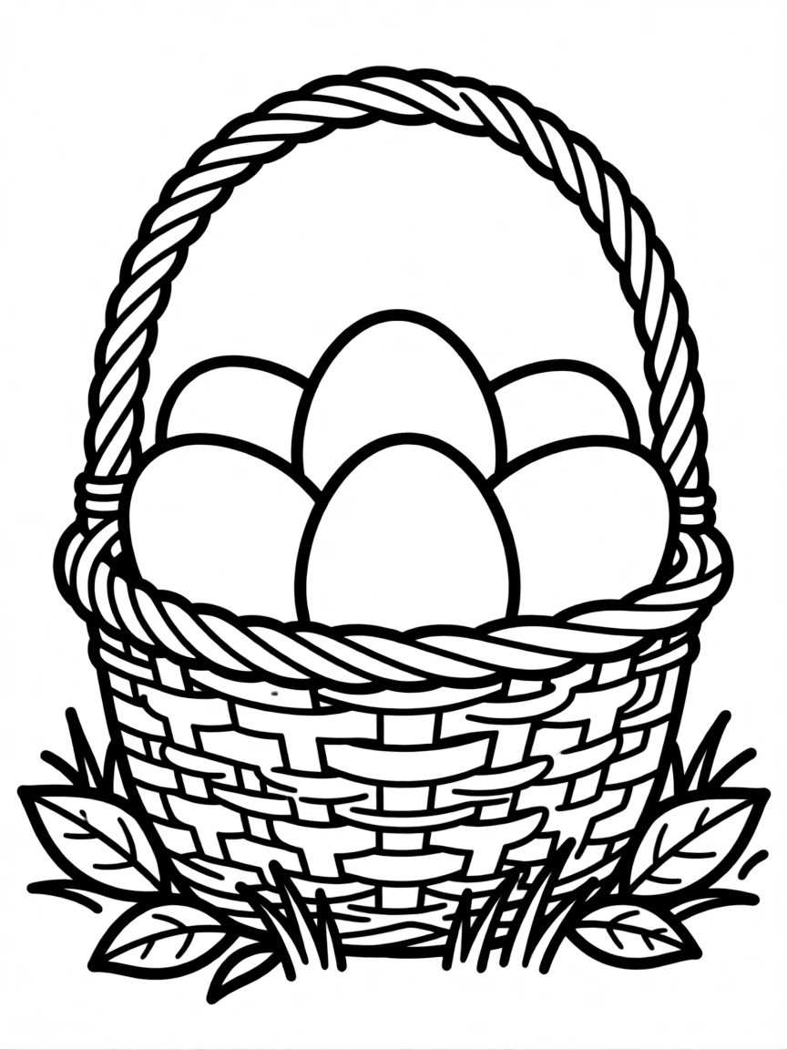 Eggs in a basket