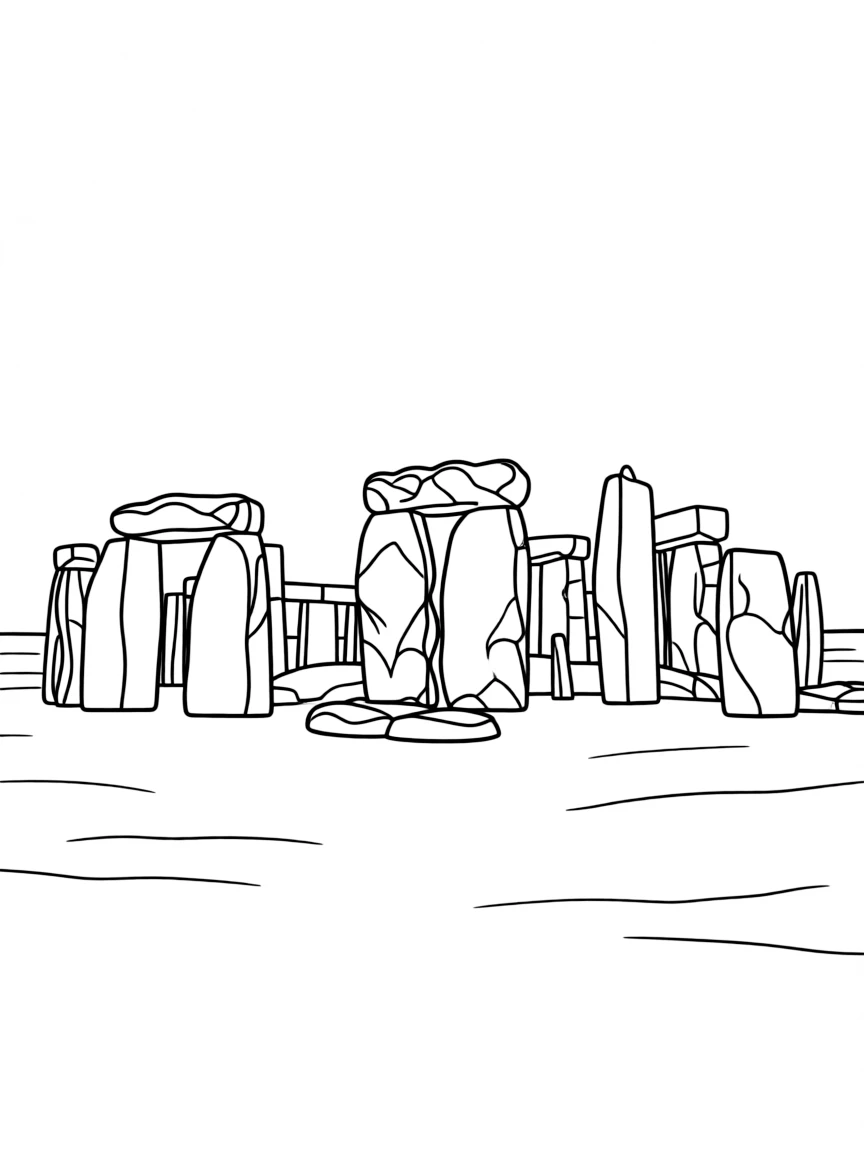 Stonehenge circle of ancient stones