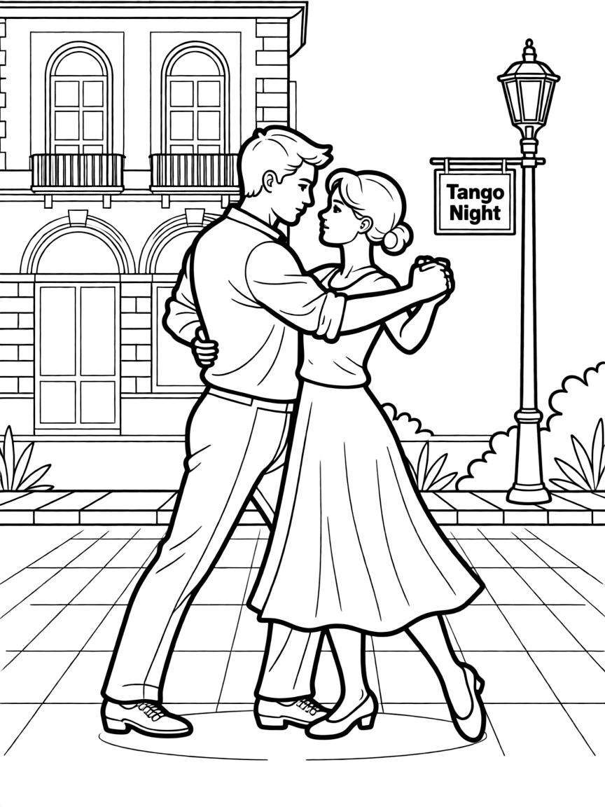 Argentina tango dancers in Buenos Aires