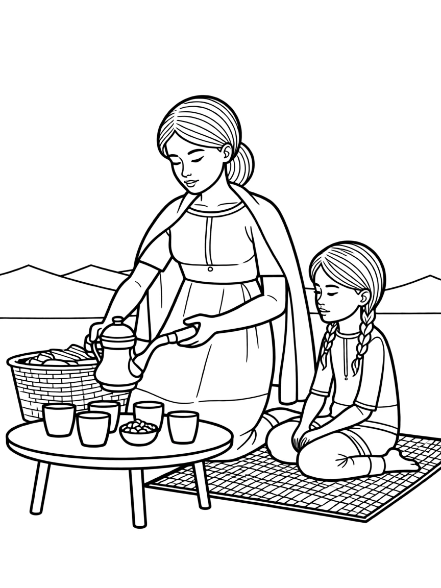 Ethiopia highland coffee ceremony