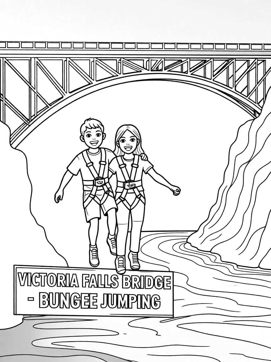 Zambia Victoria Falls bridge bungee jumping