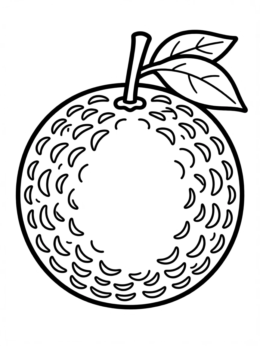 an orange