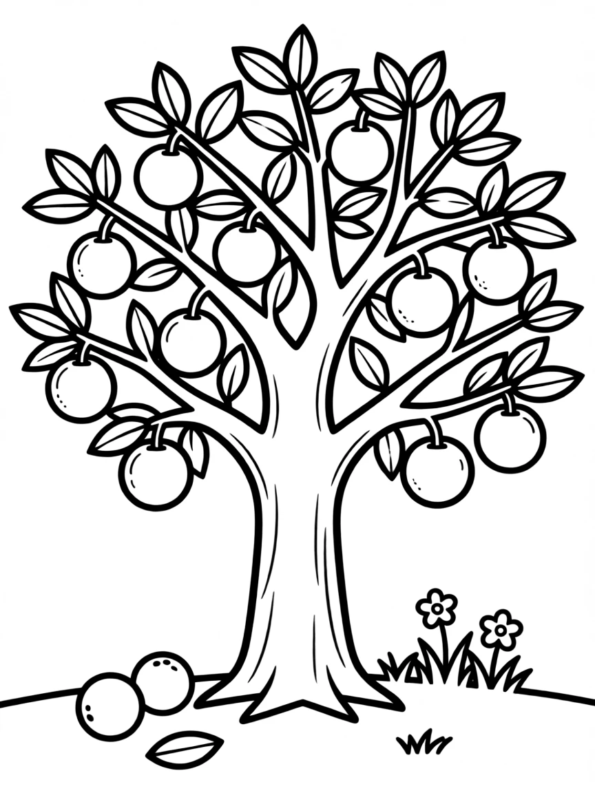 an orange tree