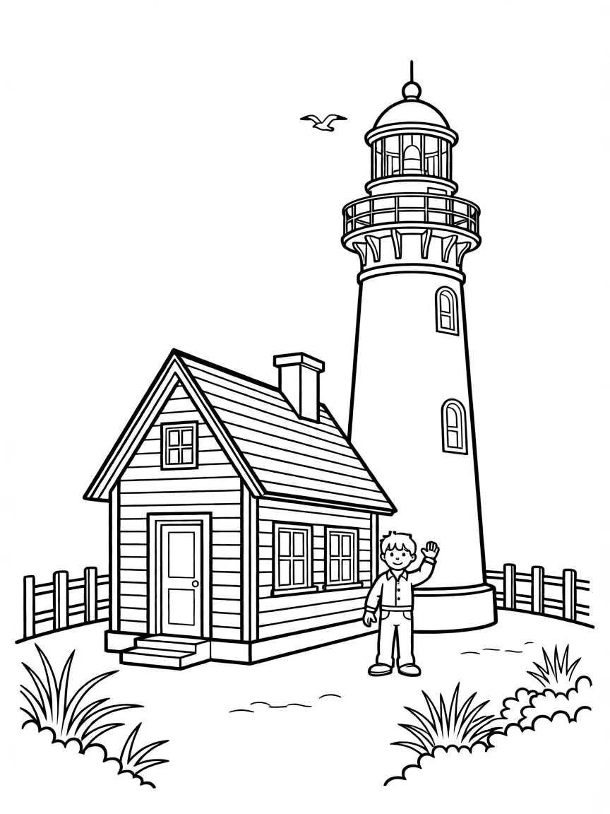 Stoltenhoff Island lighthouse keeper quarters