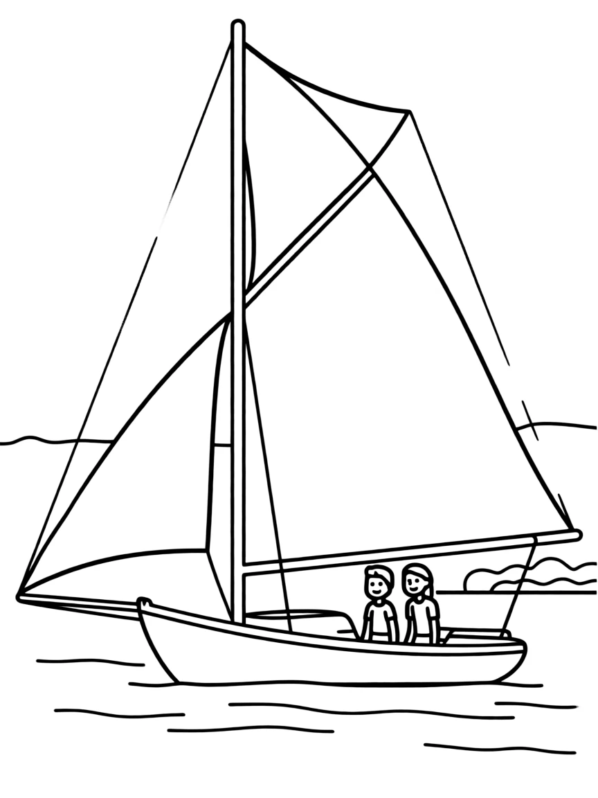 (Maryland) Skipjack sailboat on the Chesapeake Bay
