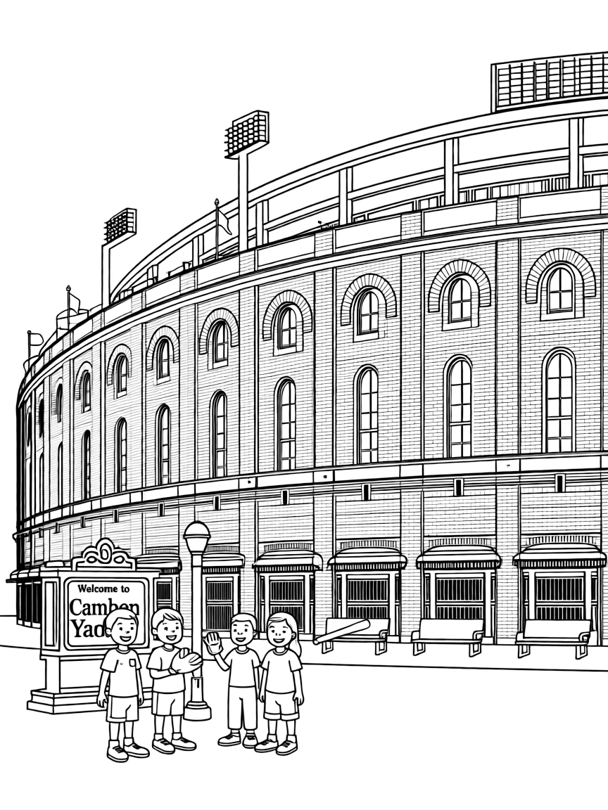 (Maryland) Camden Yards baseball stadium exterior