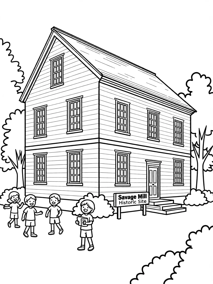 (Maryland) Historic Savage Mill building