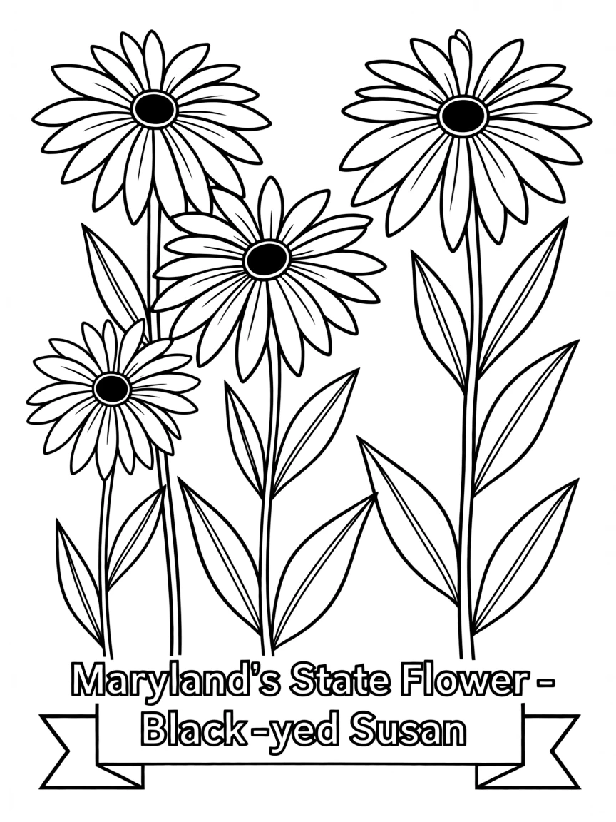 (Maryland) Maryland's official state flower - Black-eyed Susan