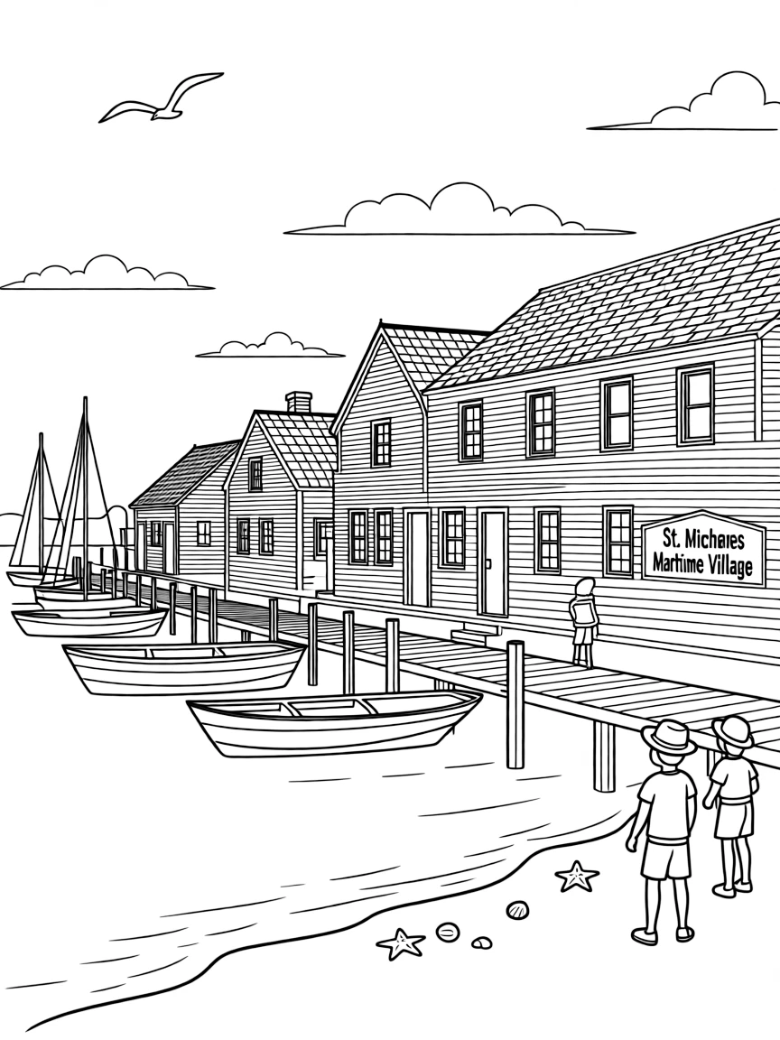 (Maryland) Historic St. (Maryland) Michaels maritime village