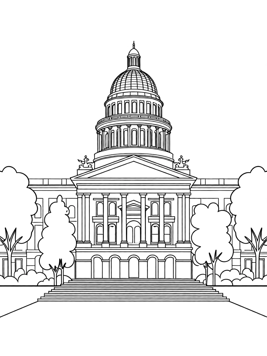 (California) California state capitol building in Sacramento