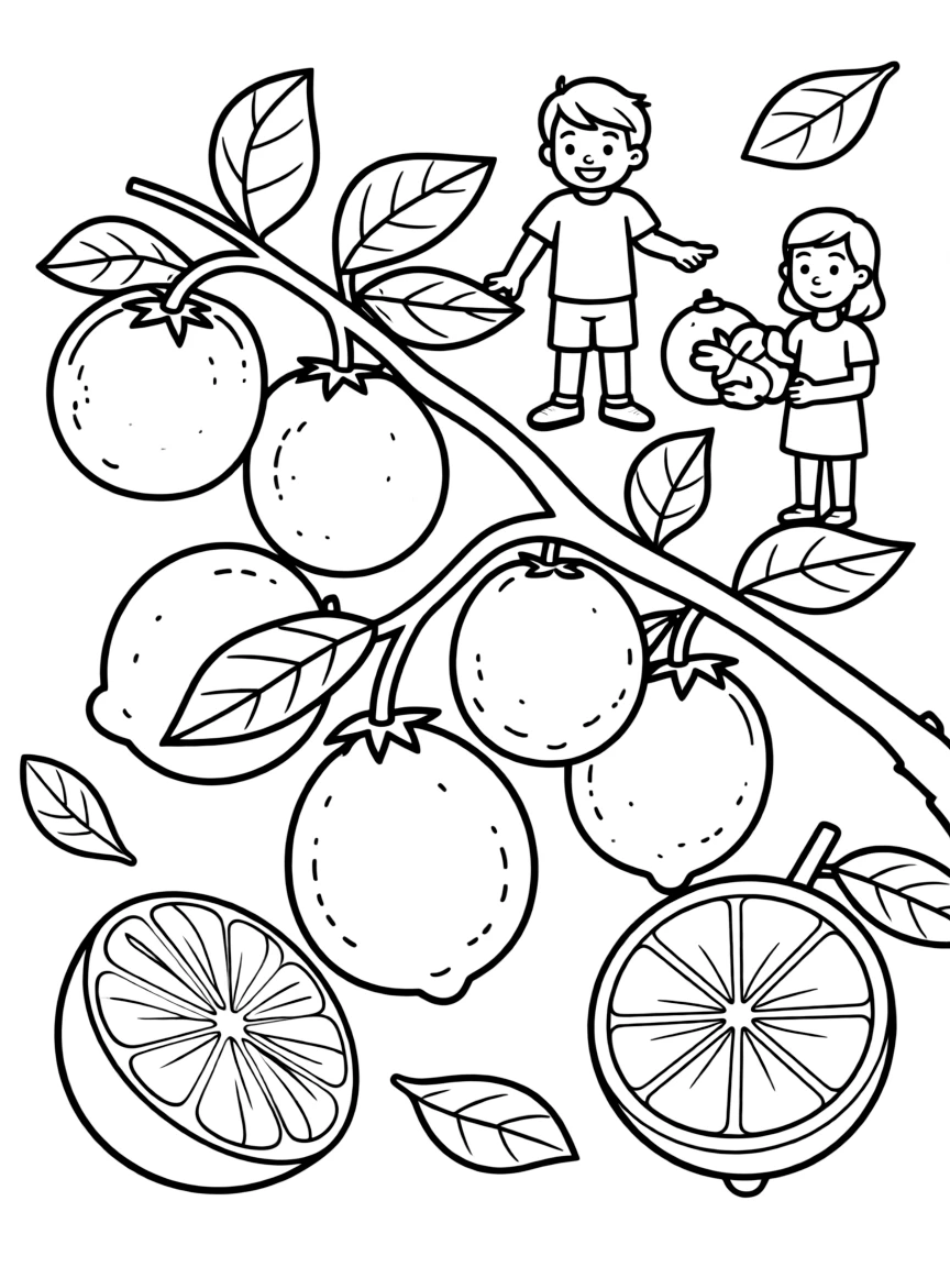 (California) California citrus fruit (oranges, lemons, limes)