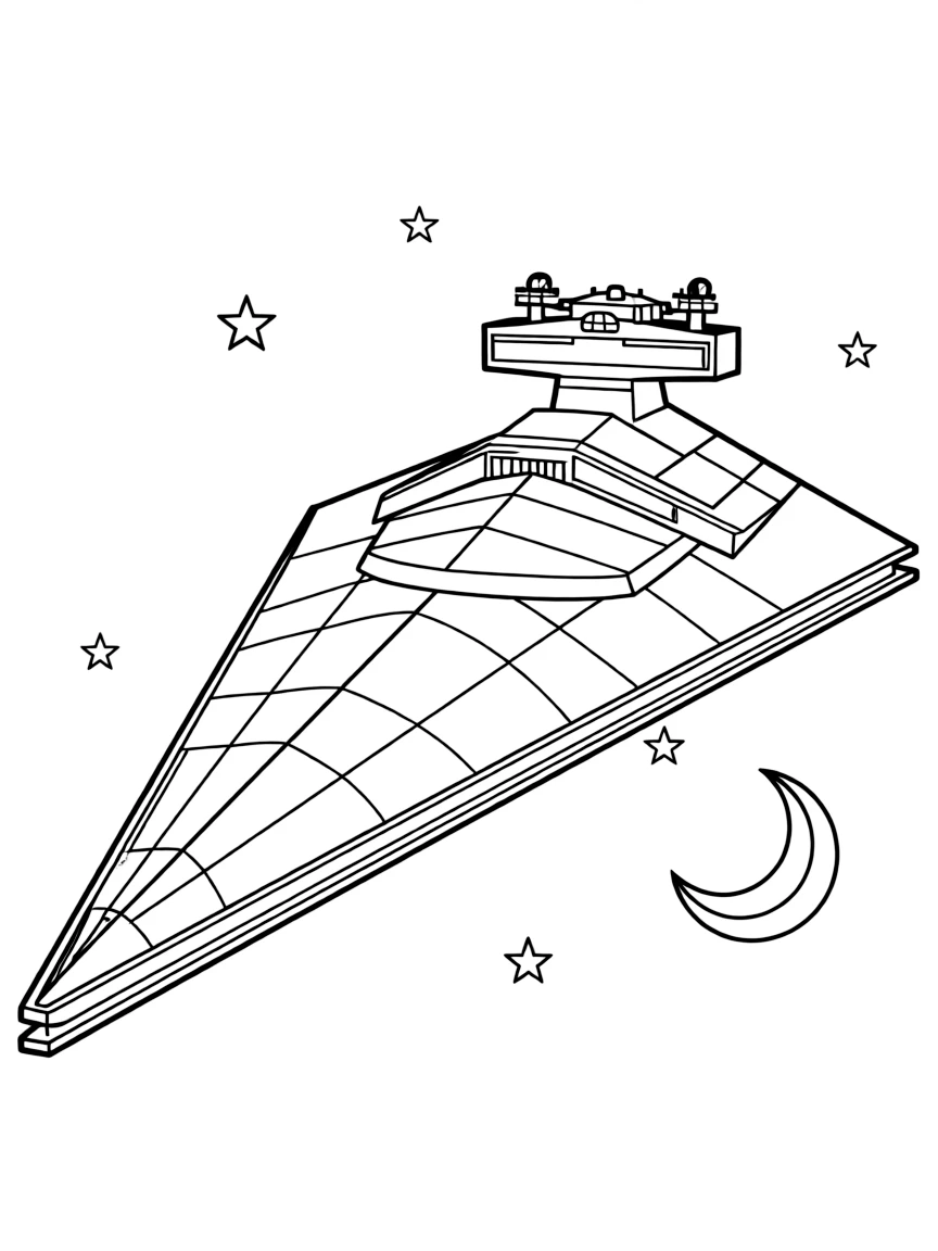 (Star Wars) A Star Destroyer in space