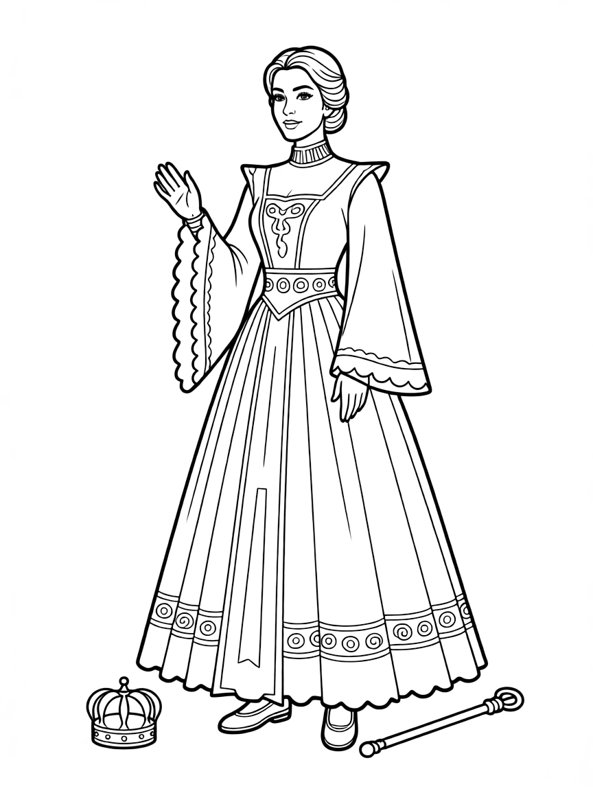 (Star Wars) Padmé Amidala in her royal gown